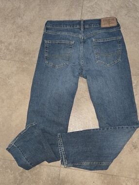 Mens 29w x30L Signature by Levi Strauss Medium Blue Straight-Leg Jeans